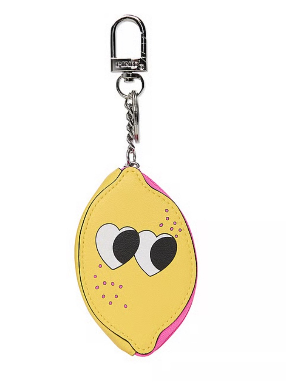 Victoria Secret NWT Lemon-Shaped Mini Purse Keychain bag charm